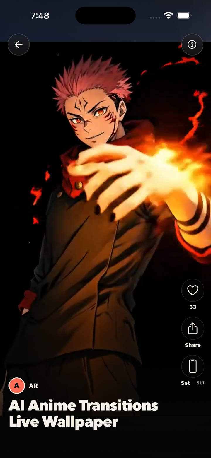 AniRipple live wallpaper preview